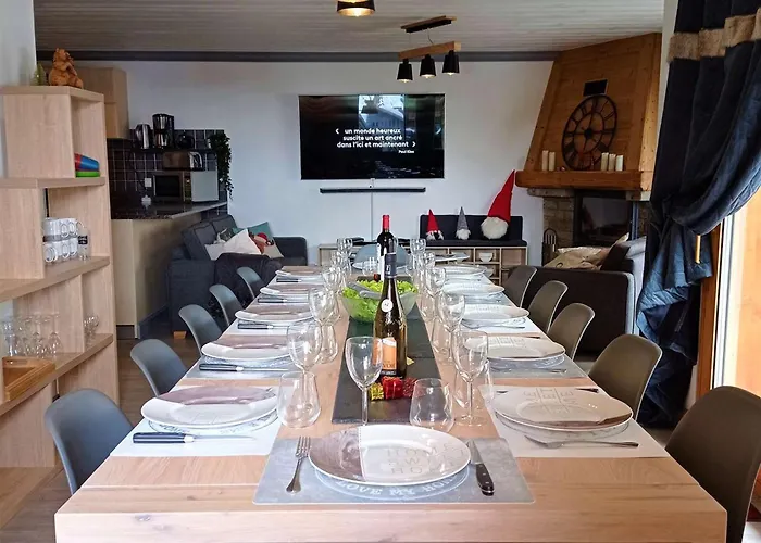 Renove Chaleureux Et Moderne, 120m², 10-12 Pers, Acces Direct Aux Pistes, Stationnement Inclus - Fr-1-545-20 Apartament *