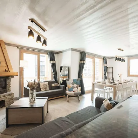 Rénové Chaleureux Et Moderne, 120m², 10-12 Pers, Accès Direct Aux Pistes, Stationnement Inclus - Fr-1-545-20 * Val Thorens